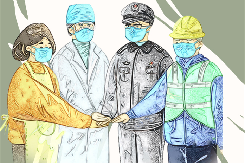 手繪長圖|甘肅戰(zhàn)“疫”故事，“硬核”之下的溫情