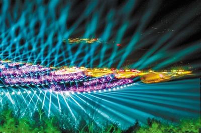 蘭山每晚都有炫酷燈光秀 你想看嗎？