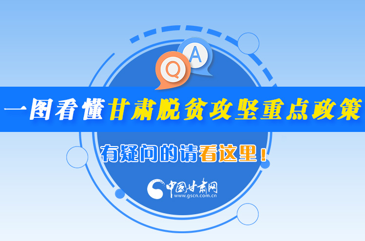 一圖看懂甘肅脫貧攻堅(jiān)重點(diǎn)政策，有疑問(wèn)的請(qǐng)看這里！