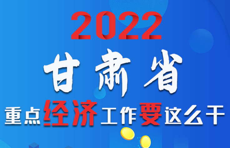 【甘快看·圖解】速覽！2022甘肅省重點(diǎn)經(jīng)濟(jì)工作要這么干！