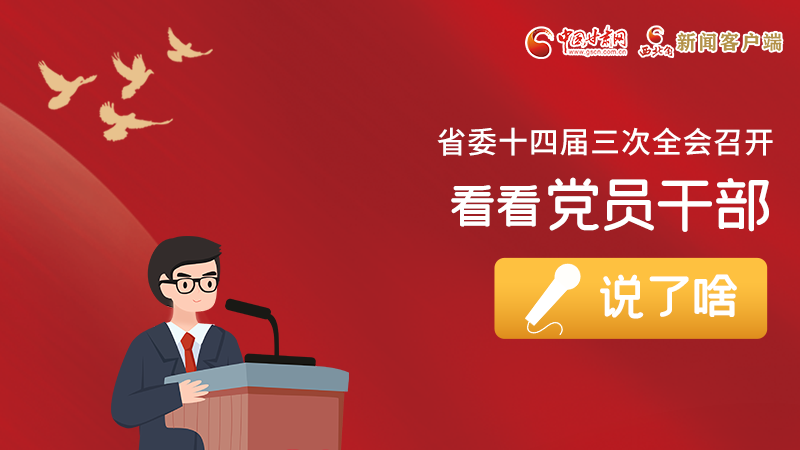 圖解|事關(guān)甘肅省委十四屆三次全會，黨員干部這么說！