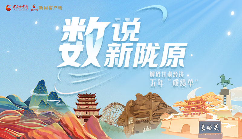 【甘快看】長(zhǎng)圖|數(shù)說新隴原 解碼甘肅經(jīng)濟(jì)五年“成績(jī)單”