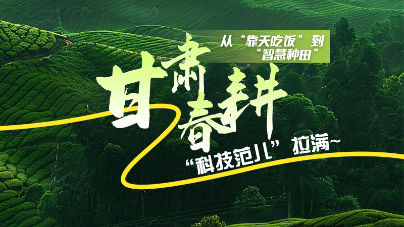 長圖|從“靠天吃飯”到“智慧種田”，甘肅春耕“科技范兒”拉滿