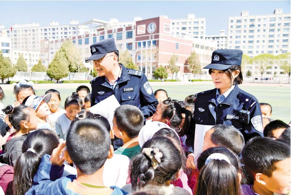 臨澤沙河派出所走進(jìn)小學(xué)開展法治宣傳活動